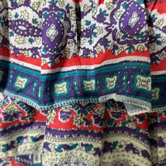 Ruffled layered boho purse shoulder bag with wood beads new without‎ tags - Picture 3 of 9